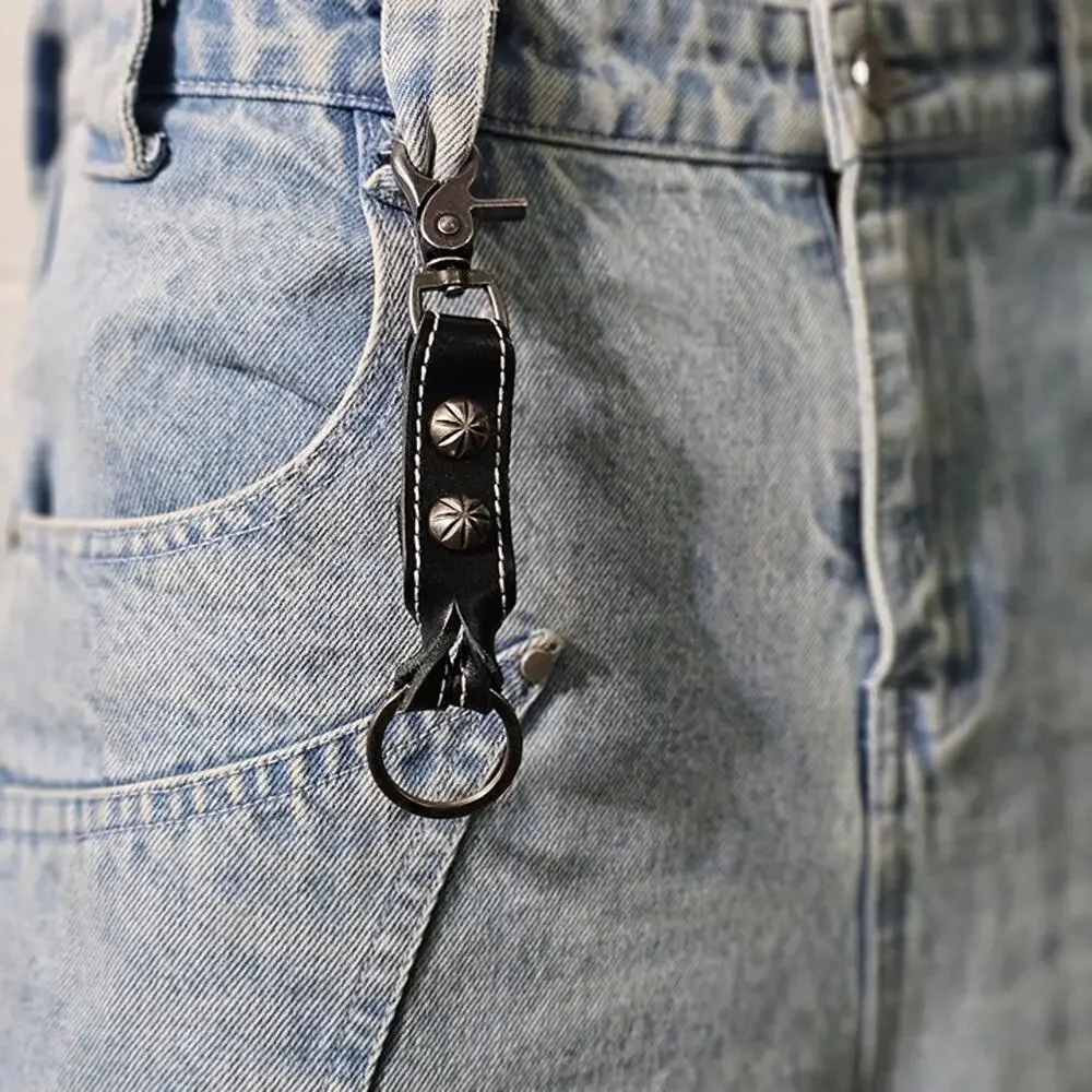 Vintage black studded